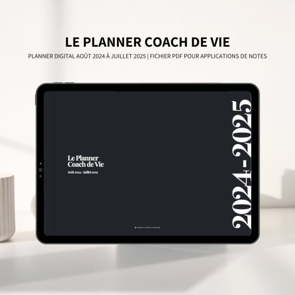 2024-2025 Planner digital - Le Planner Coach de Vie - Horizontal - Image 4