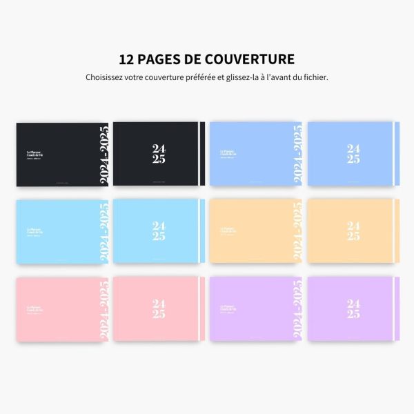 2024-2025 Planner digital - Le Planner Coach de Vie - Horizontal - Image 17