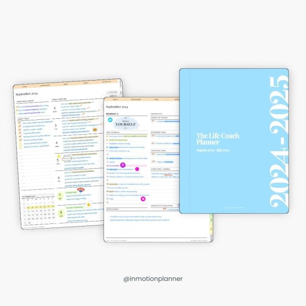 2024-2025 Planner digital - Le Planner Coach de Vie - Vertical - Image 16