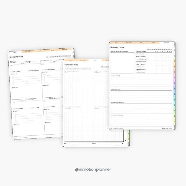 2024-2025 Planner digital - Le Planner Coach de Vie - Vertical - Image 20