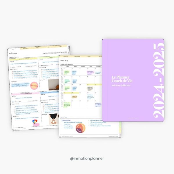 2024-2025 Planner digital - Le Planner Coach de Vie - Vertical - Image 6