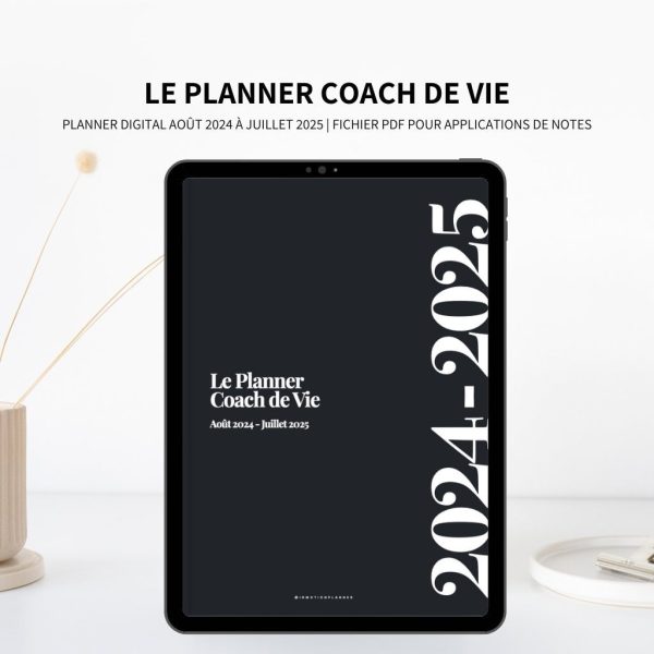 2024-2025 Planner digital - Le Planner Coach de Vie - Vertical - Image 4