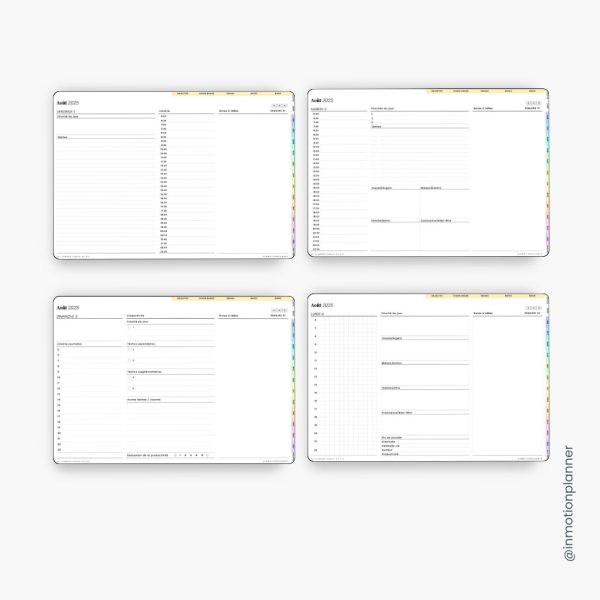 2025 Planner digital - Le Planner Coach de Vie - Horizontal - Image 10