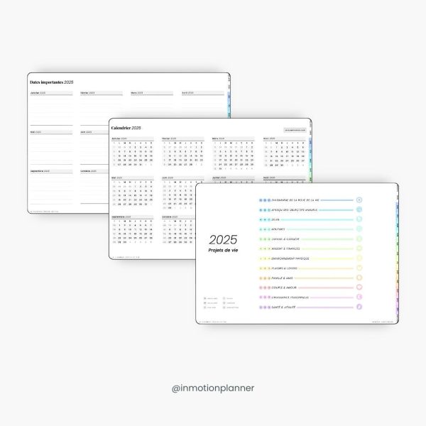 2025 Planner digital - Le Planner Coach de Vie - Horizontal - Image 4