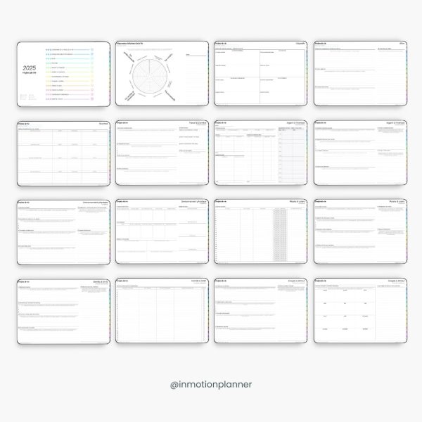 2025 Planner digital - Le Planner Coach de Vie - Horizontal - Image 6