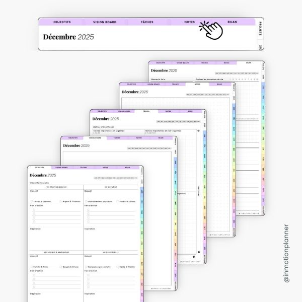 2025 Planner digital - Le Planner Coach de Vie - Vertical - Image 8