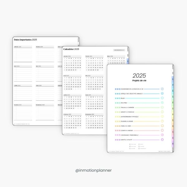 2025 Planner digital - Le Planner Coach de Vie - Vertical - Image 4