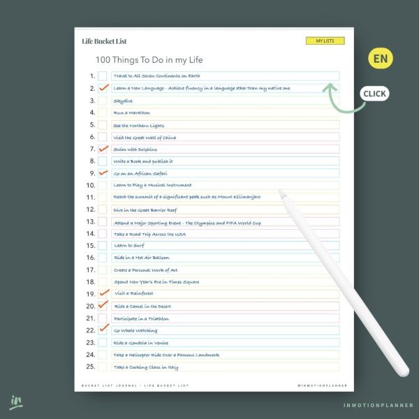 Journal Bucket List - Image 20