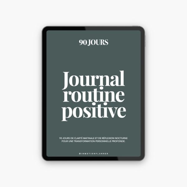 Journal Routine Positive - 90 jours