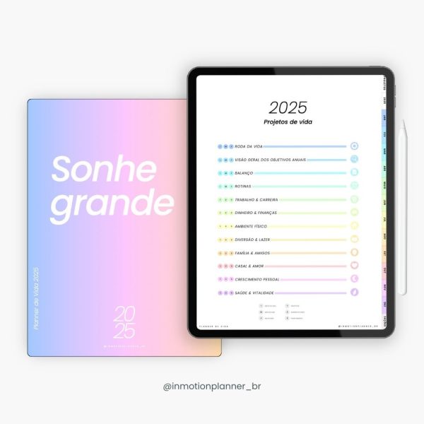 Planner Digital 2025 - Planner de Vida - Vertical (Portugais) - Image 5