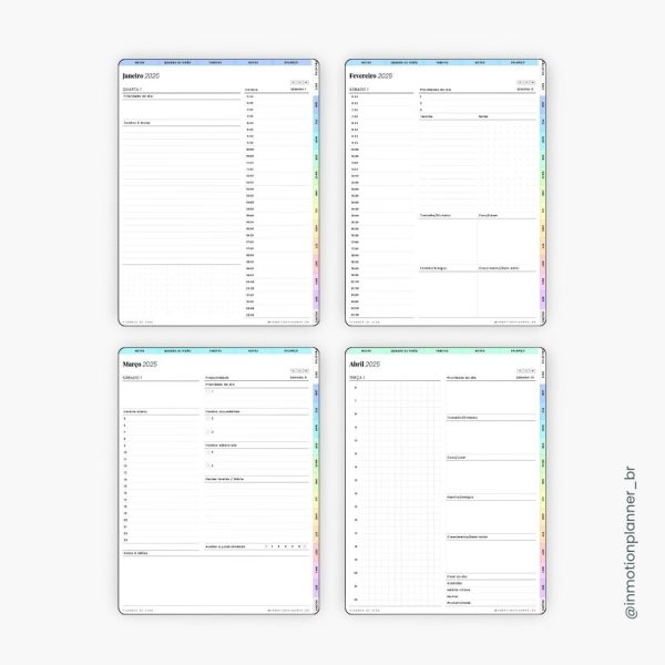 Planner Digital 2025 - Planner de Vida - Vertical (Portugais) - Image 11