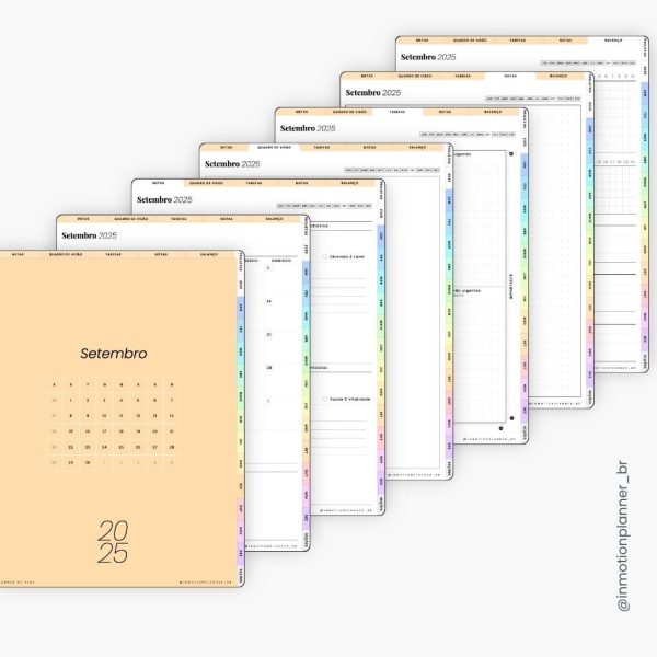 Planner Digital 2025 - Planner de Vida - Vertical (Portugais) - Image 14