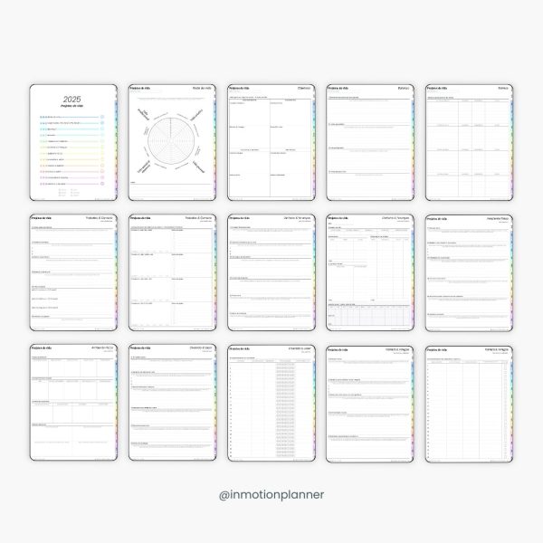 Planner Digital 2025 - Planner de Vida - Vertical (Portugais) - Image 6