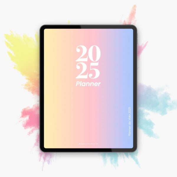 Planner Digital 2025 - Planner de Vida - Vertical (Portugais)