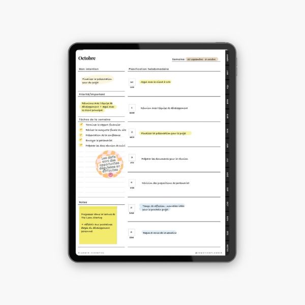 Planner digital Essentiel non daté - Image 2