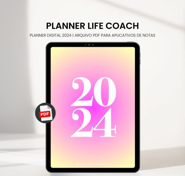 Planner Life Coach 2024 (Portugais)