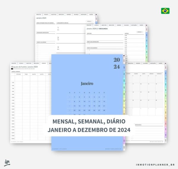 Planner Life Coach 2024 (Portugais) - Image 3