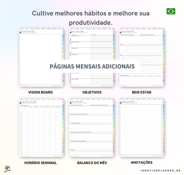 Planner Life Coach 2024 (Portugais) - Image 8