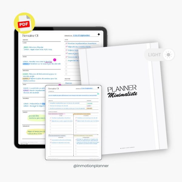 Planner Minimaliste non daté - 52 semaines - Image 6