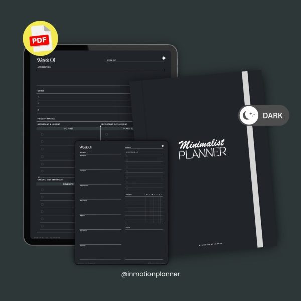 Planner Minimaliste non daté - 52 semaines - Image 13